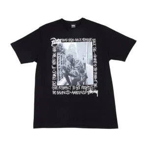 PATTA X STUSSY RESPECT T-SHIRT NEGRO