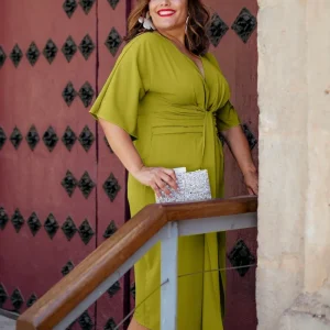 Vestido Candela Verde Oliva