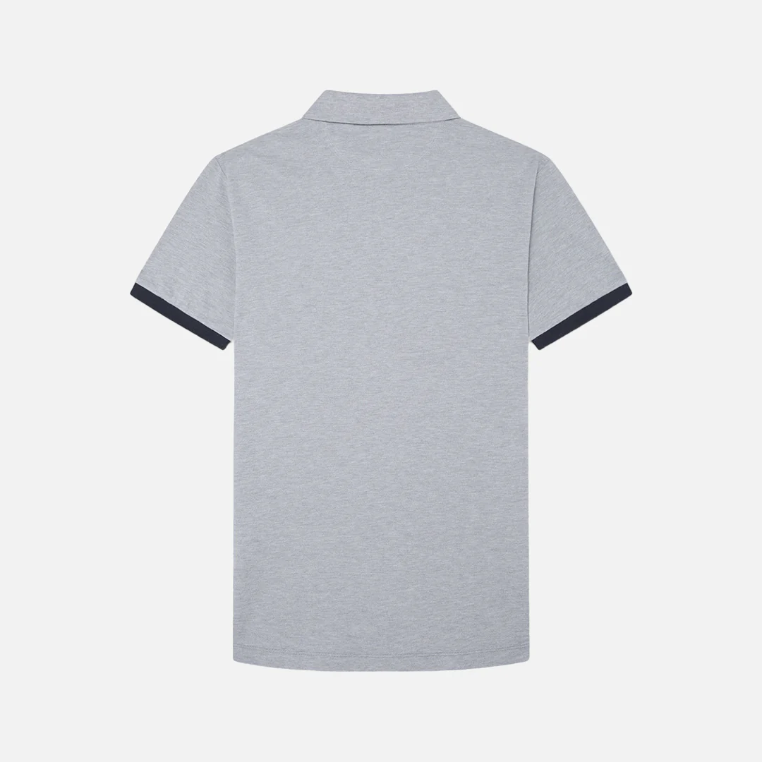 Camiseta Polo Gris Heritage Logo H.L. - Imagen 4