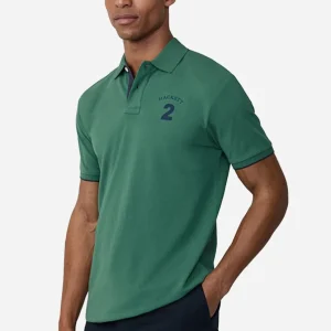 Camiseta Polo Verde Hombre H.L.